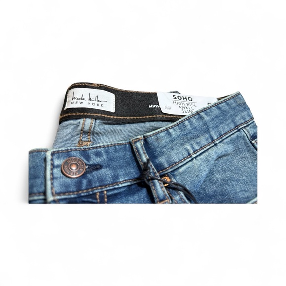 Nicole Miller High Rise Ankle Slim Jeans - Perfect Fall Denim - NWT - Picture 6 of 13
